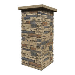 DURANGO SQUARE COLUMN WRAP- MULTI COLOR - Wall Panels