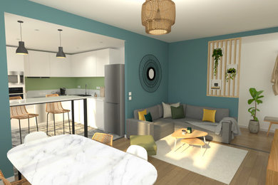 Projection 3D pour un appartement destiné à la vente