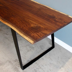 Live Edge Dining Table in Walnut - Dining Tables