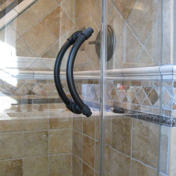 Oil Rubbed Bronze Glass Shower Door handle