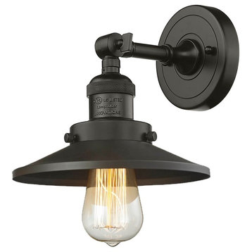 1-Light 8" Sconce Oil Rubbed Bronze -  Bulb Included
