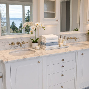 Colorful Seattle Elegance | Magnolia Puget Sound View Remodel