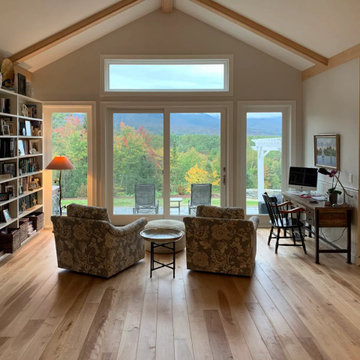 Select Birch Hardwood Flooring, Sitting & Reading Area