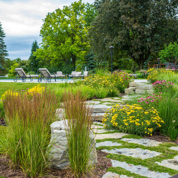 Backyard Pool, Patio, Perennials, and FUN in Barrington, IL