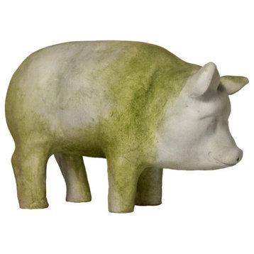 Folk Pig Garden Animal Statue
