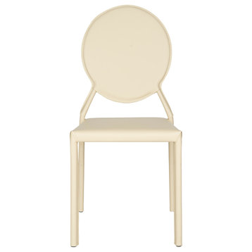 Safavieh Warner Side Chairs, Set of 2, Buttercream