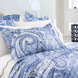 Lyric Paisley Blue Sham - Pillowcases And Shams