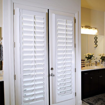 Moisture Resistant Window Treatments- Bathroom Interior Shutters