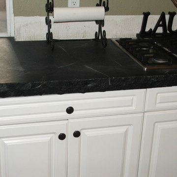 Custom Broken Edge Soapstone Countertops