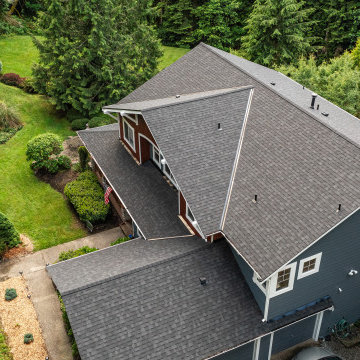 Roof Replacement in Issaquah, WA with Onyx Black Duration Shingle