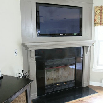 Side View of Fireplace Surround