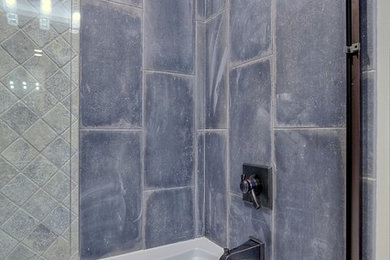 Bathroom - rustic bathroom idea in Kansas City