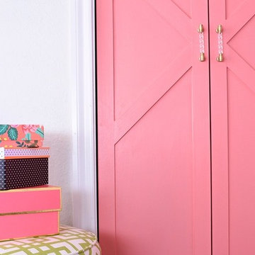 Colorful Closet Doors