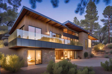 Example of a trendy home design design in Phoenix