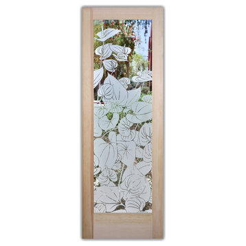 Front Door - Anthurium - Douglas Fir (stain grade) - 36" x 96" - Book/Slab Door