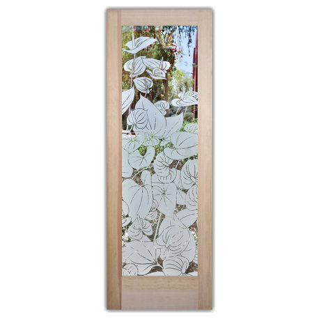 Front Door - Anthurium - Douglas Fir (stain grade) - 36" x 96" - Book/Slab Door