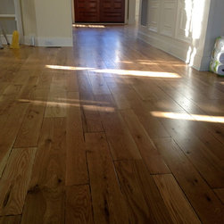Custom Hand Beveled Rustic White Oak Flooring - Hardwood Flooring