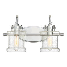 Quoizel DNY8602 Danbury 2 Light 16"W Bathroom Vanity Light - Polished Chrome