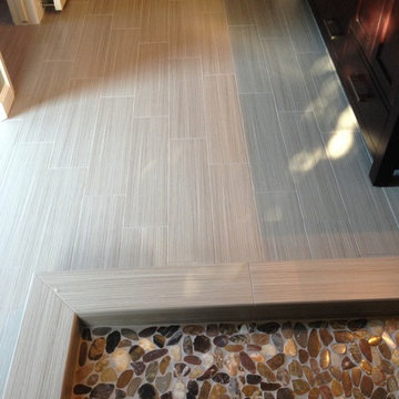 Grasscoth II Smoke 6x24 master shower remodel in Phoenix