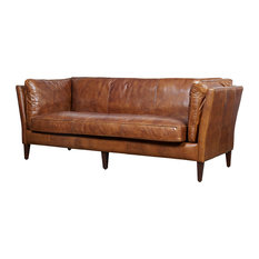 50 Most Por Midcentury Modern Leather Sofas Couches For 2018 Crafters And Weavers Top Grain Vintage Leather Kenmore Sofa Light Brown Sofas