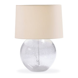 Seeded Glass Ball Lamp - Milling Road - Baker Furniture - Table Lamps