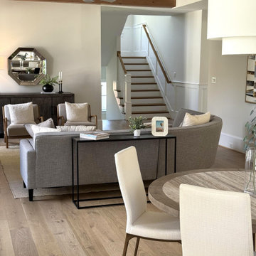 Project #141 | Timeless Switchback Staircase with Traditional Box Newels
