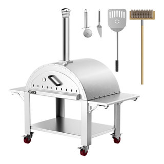 VEVOR Commercial Countertop Pizza Oven Stainless Steel Hearth Electric  Outdoor Pizza Oven in the Outdoor Pizza Ovens department at