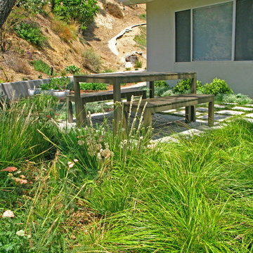 Upper Beachwood Canyon Courtyard