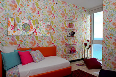 This is an example of a modern kids' room in Miami.