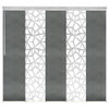 Scattered-Stormy 5-Panel Track Extendable Vertical Blinds 58-110"x94"