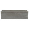 Concrete Vessel Sink, Handmade, Small Rectangle Design., Stone