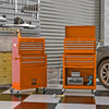 CRO Decor High Capacity Tool Chest with Wheels 8 Drawers Tool Storage (Orange)