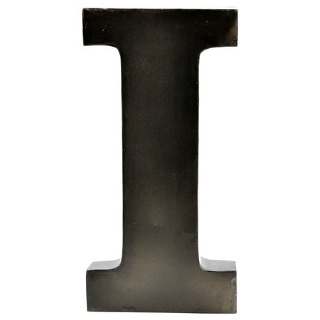 Metal Letter on Raw Metal Finish, 12"