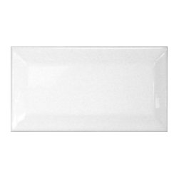 Beveled White Subway Tile 3x6 - Tile