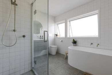 Design ideas for a modern bathroom in Christchurch.