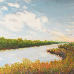 "Tidal Glow" &mdash; Oil Painting on Canvas &mdash; 20 x 30" - Paintings