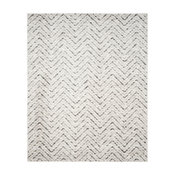 Vivian Area Rug, Ivory/Charcoal, 8'x10'
