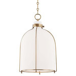 Hudson Valley Lighting - Eldridge 1-Light Pendant, Aged Brass - Features:
