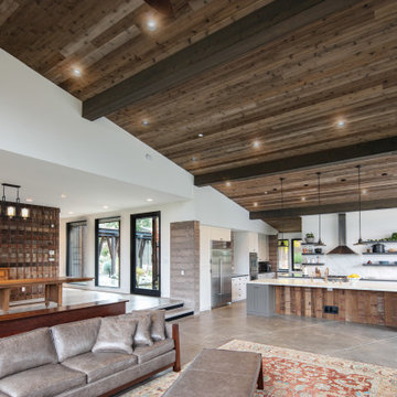 Rustic Modern Hillside Compound