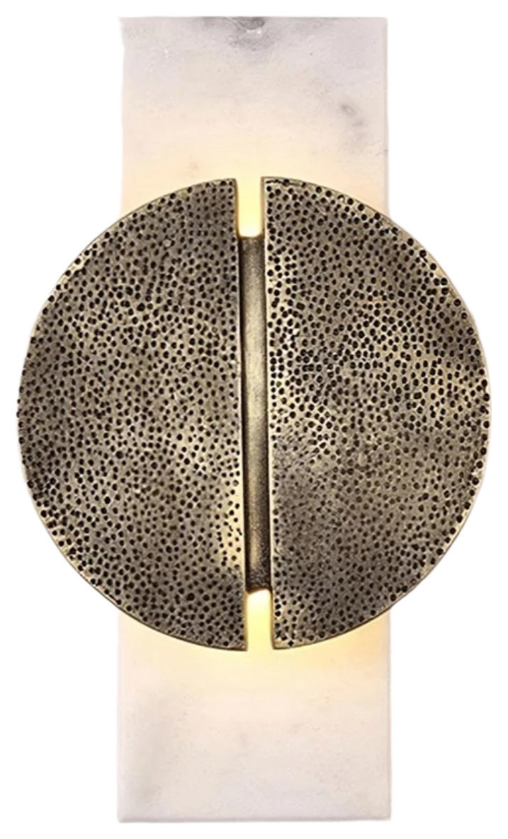 Medieval Marble Wall Light Sconce - Contemporary - Wall Sconces - by ...