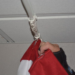 Bendable Rod for Acoustical Ceilings (Drop Down Grid Systems) Theater Room - Curtain Rods