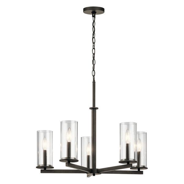 KICHLER Circolo 12 Light Olde Bronze Round Chandelier with KICHLER Circolo 12 Light Olde Bronze Round Chandelier with