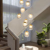 MIRODEMI® Vernazza Creative Staircase Crystal Chandelier, 18 Lights