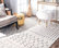 Moroccan Blythe Contemporary Area Rug, Gray, 5'x7'5"