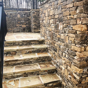 Retaining Wall Repair and Stone Veneer