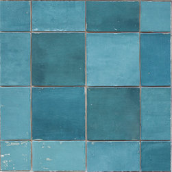 Mestizaje Zellige Ceramic Tile- Turques - Wall And Floor Tile