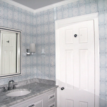 125-5 Periwinkle Blue Wallpaper
