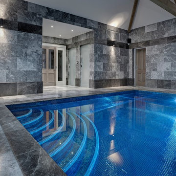 Traditional indoor swimming pool