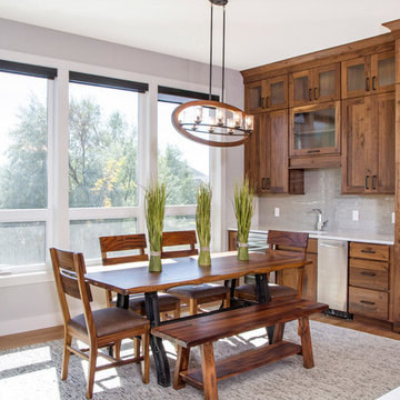 Knotty Walnut Kitchen