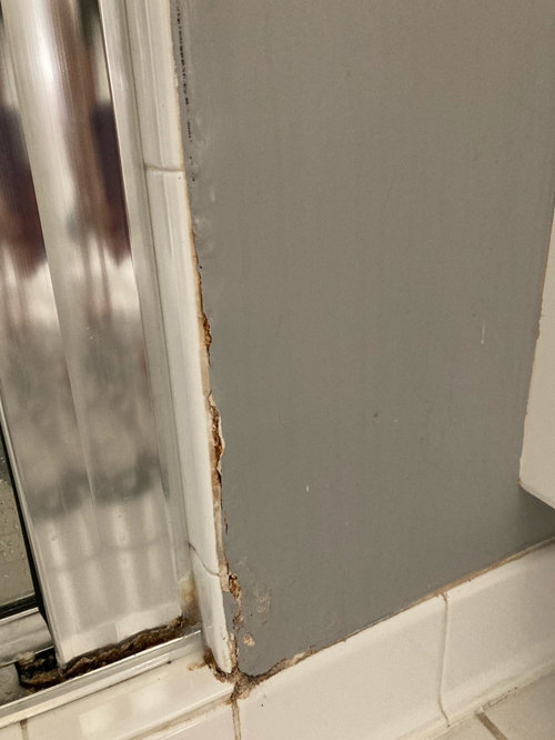 bathroom paint bubbling